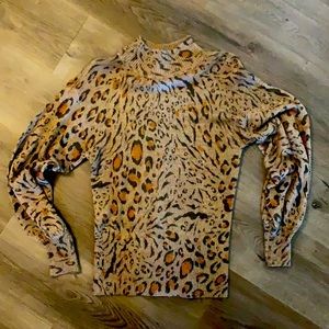 White House Black Market leopard print-Never worn